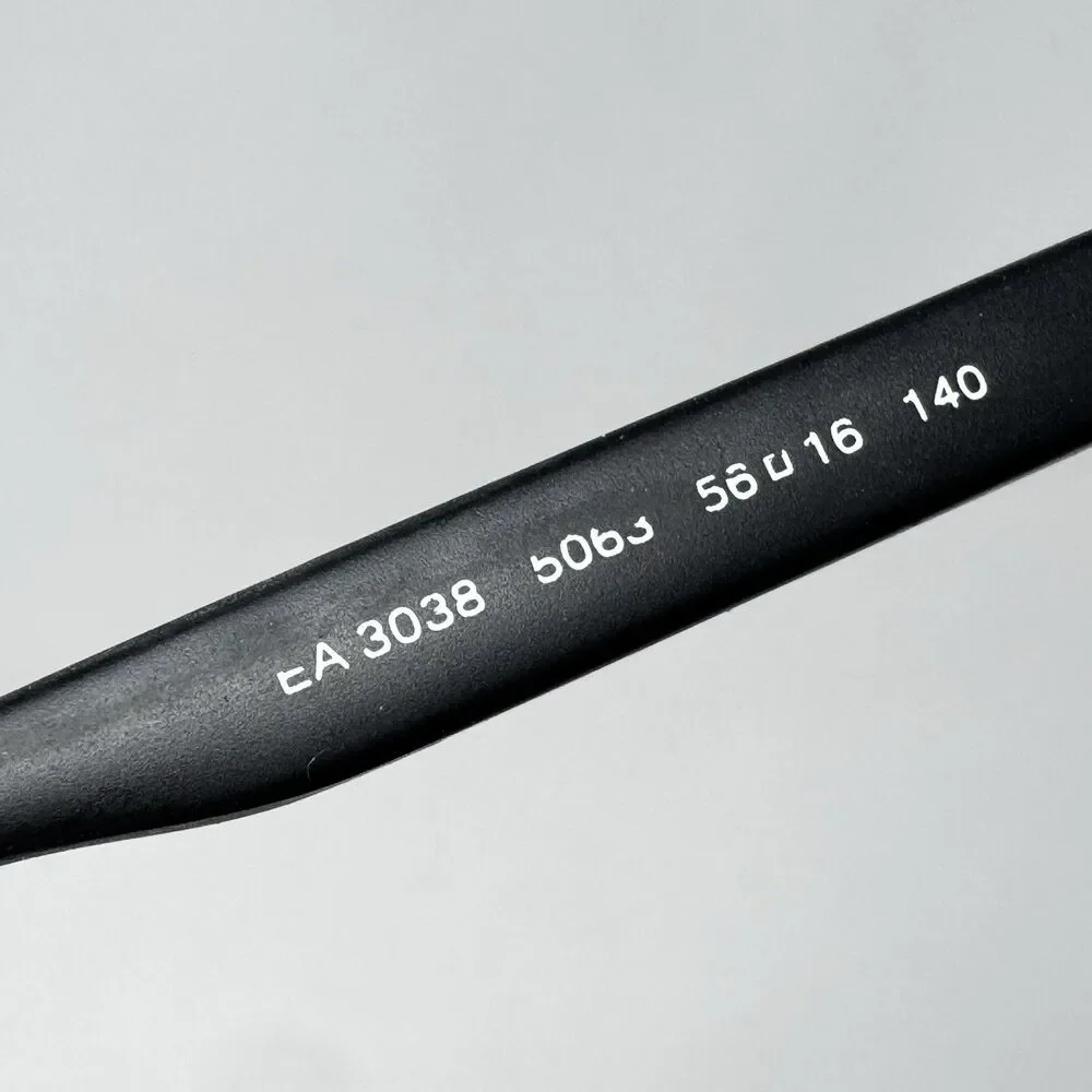 Emporio Armani EA3038 5063 Matte Black Eyeglass Frames 56-16-140